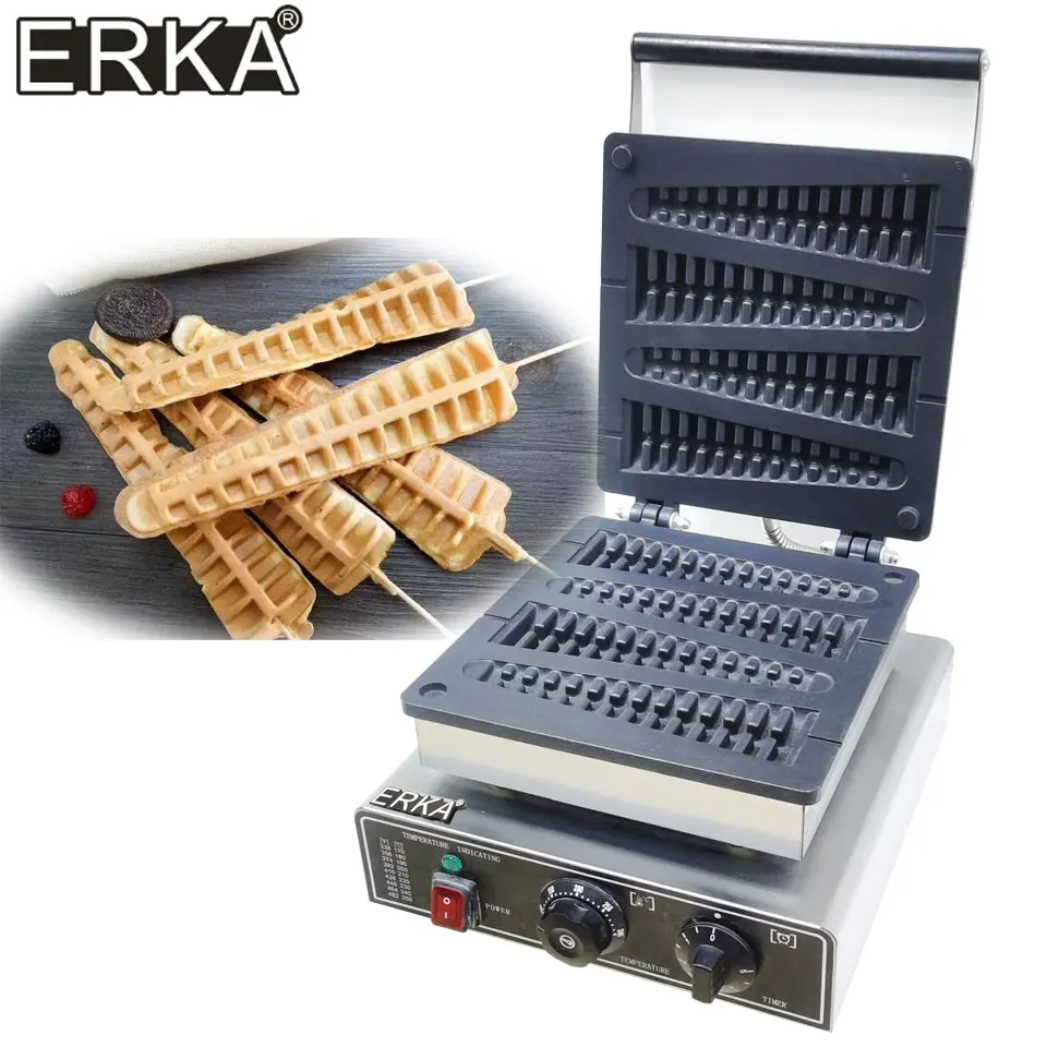 Gaufrier Commercial en arête de poisson 220V, gaufrier en forme d'arbre de noël, gaufrier en forme d'arbre de pin, 110VLolly