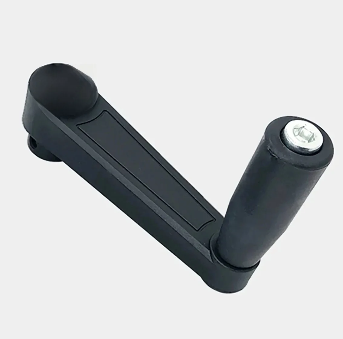 Poignées de manivelle Non pliables, montage de trou rond/carré noir, pour fraiseuse de tour, longueur de poignée rotative 63-160mm, 1 pièce