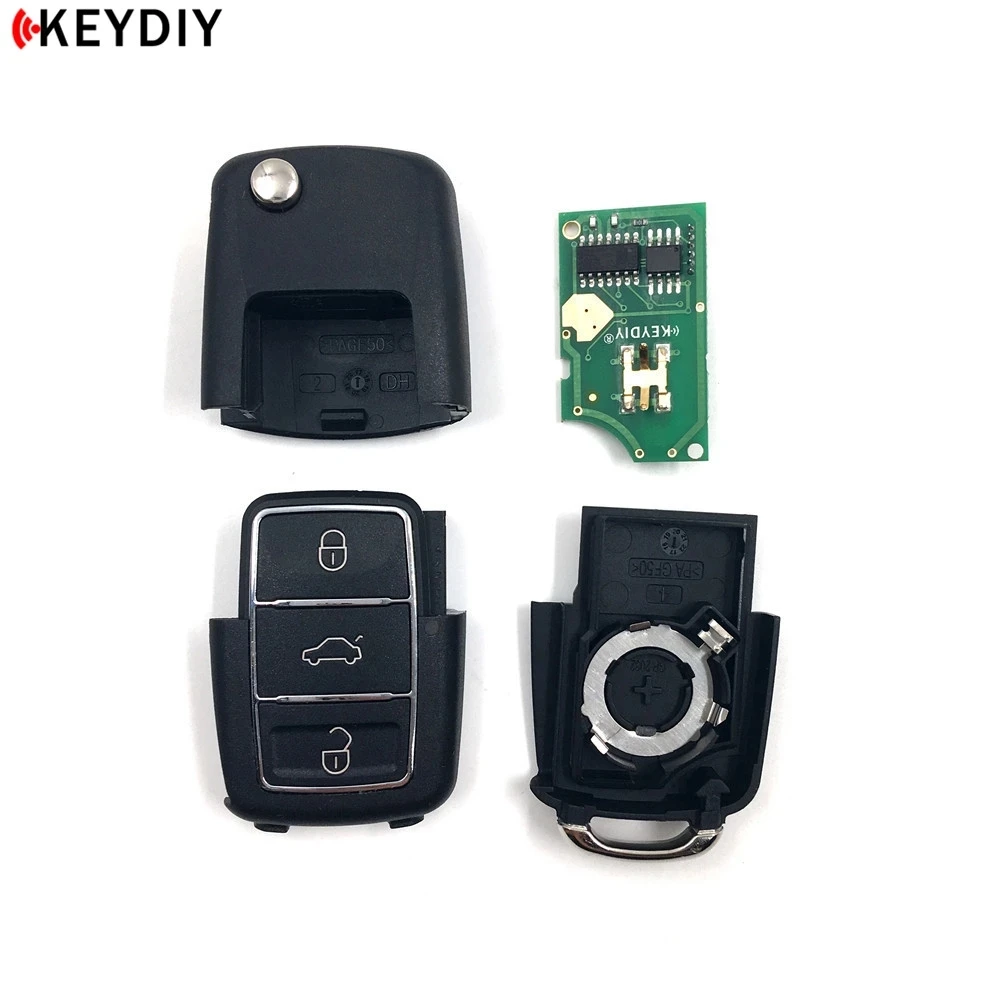 10pcs/lot,KEYDIY KD-X2 B01-Luxury Black Remote Car Key For KD900/KD MINI Key Programmer B Series Remote Control