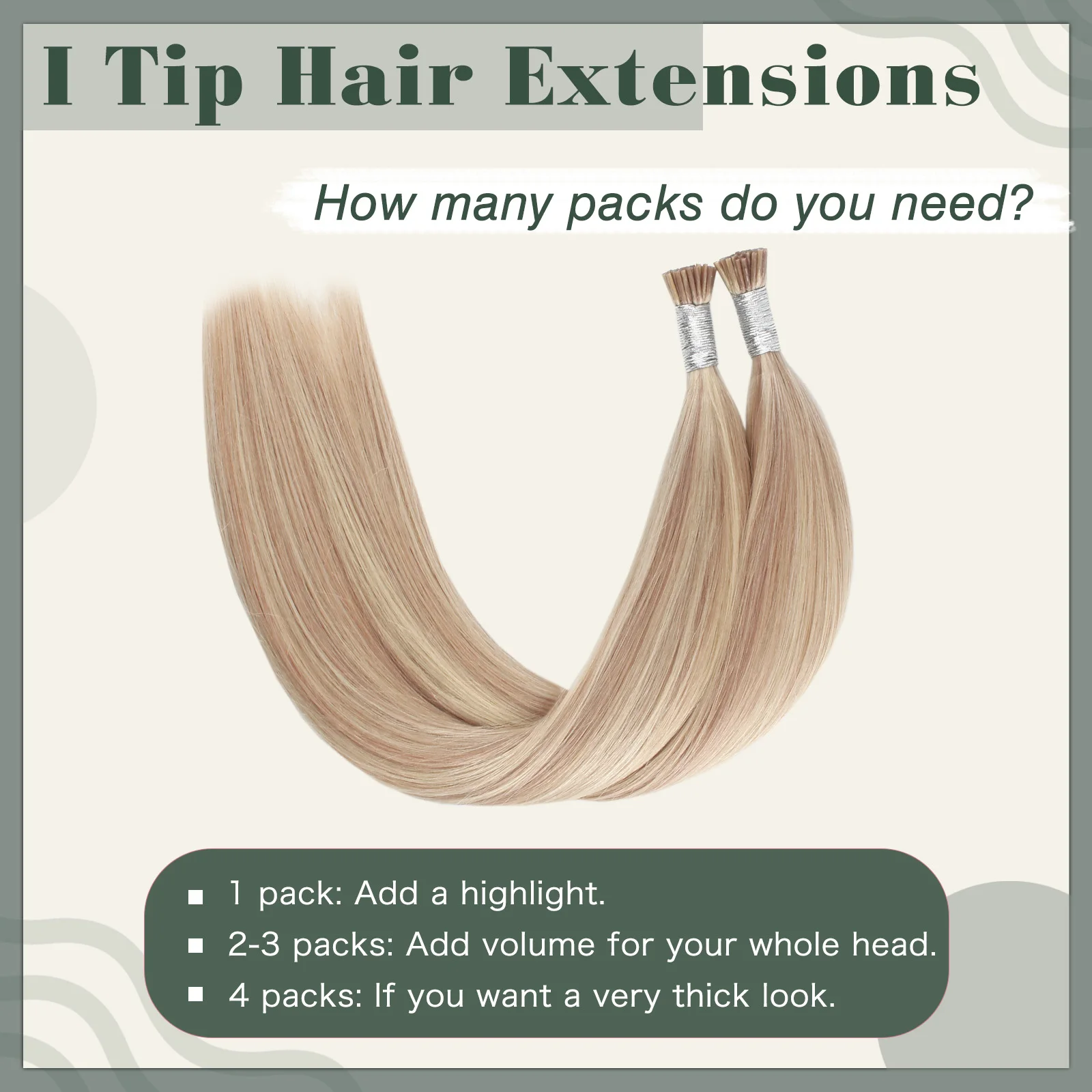 Sixstarhair I Tip estensioni dei capelli 50 e 100 fili 50G Pre incollati 14'16'18'20'22'24' Estensioni dei capelli umani per le donne