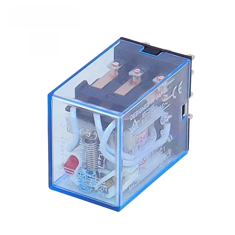 1 szt. Micro Mini przekaźnik MY3NJ hhh53p MY3 11-Pin DC12V/DC24V/DC110V/DC220V cewka ogólnego przeznaczenia pośrednia elektromagnetyczna — zdjęcie 2
