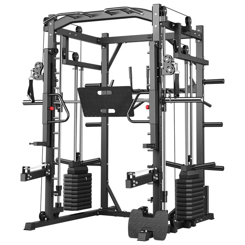 

Smith Machine Comprehensive Training Power Rack Professional Multifunctional Fitness Equipment Exercise Multifunctional