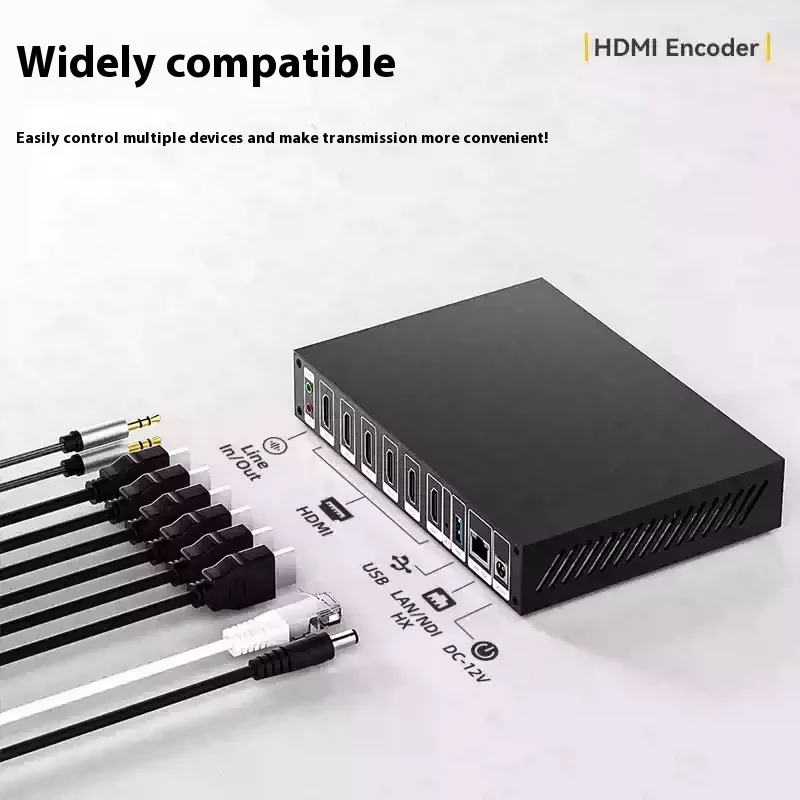 Link Pi ENC5-V2 5-port HDMI Encoder 4K Decoder 1080P NDI HX SRT RTMP RTSP Live stream IPTV IPCam 4GB DRR4 Support vMix,OBS