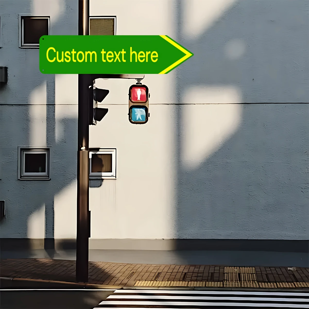 Custom aluminum directional signs, personalized waterproof durable, fit corridors, courtyards, gardens and public roadside use - view 6