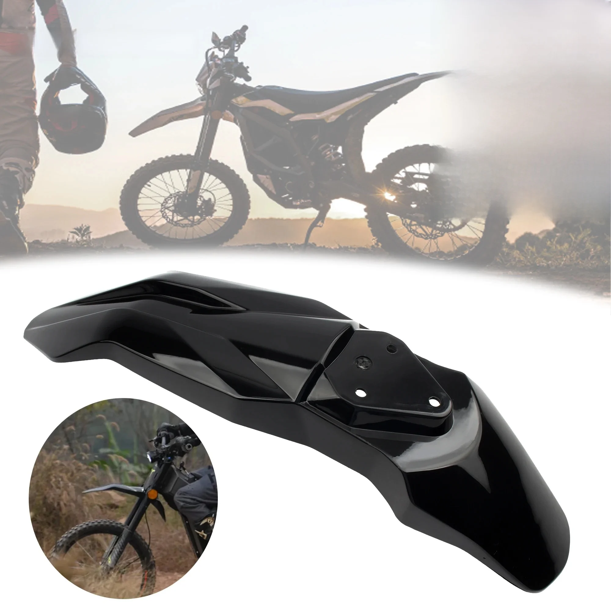 AliExpress PowerMotor For Talaria Sting Parts X3 Motorcycle Front Fender MX3 MX4 Enduro Motocross Pit Dirt Bike Mudguard Plastic Moto Accessories