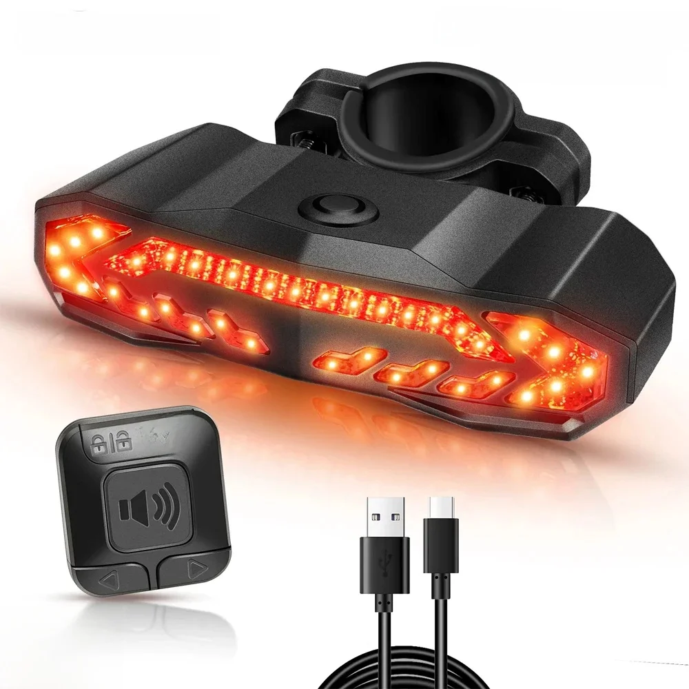 AliExpress Rockbye Bicycle Rear Light Anti Theft USB Rechargeable Bike LED Light Waterproof Bicycle Tail Light Bike Lamp  Accessories