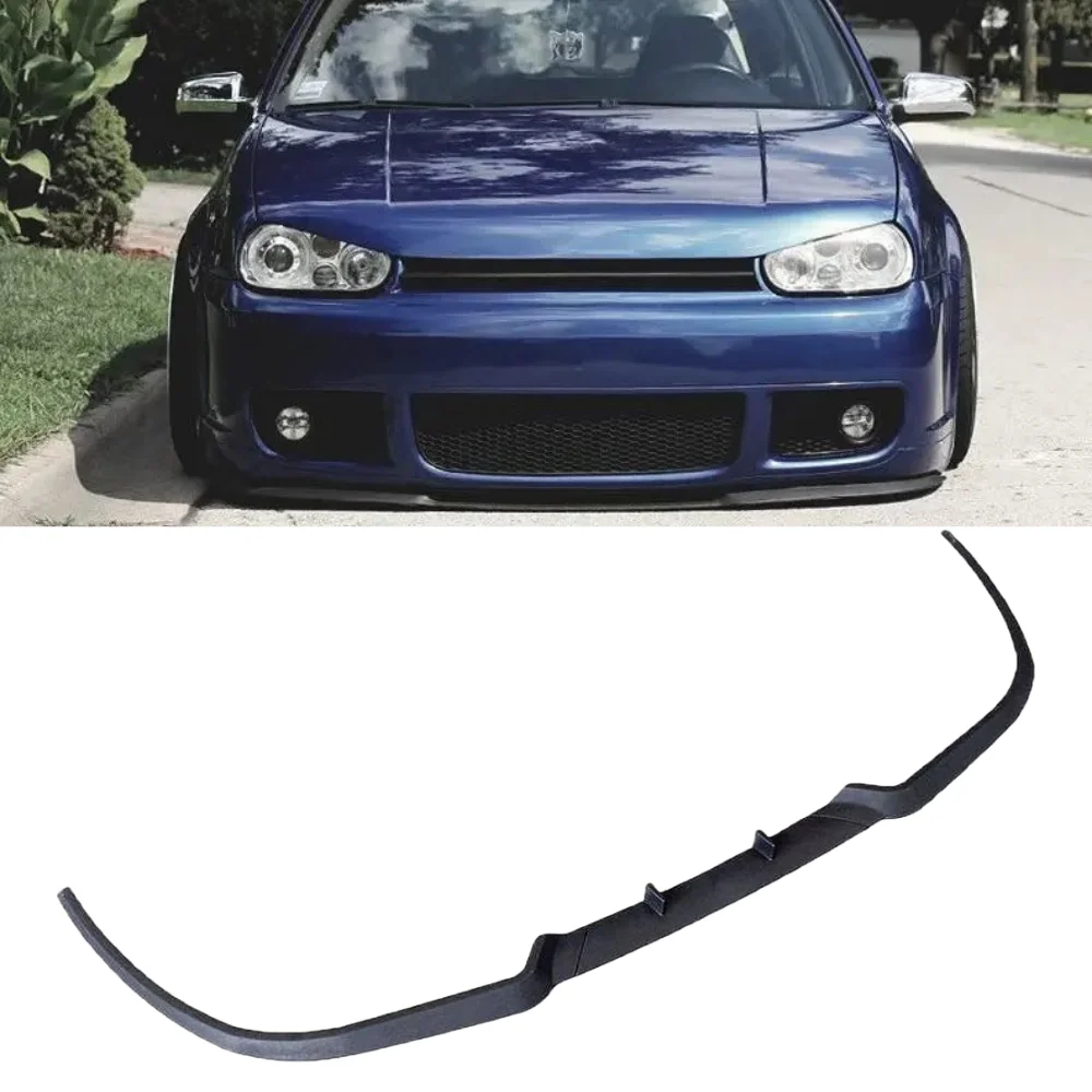 For Vw Golf 4 R32 CUPRA R FRONT SPOILER FRONT BUMPER LIP Spoiler lip universal 3pcs body kit Sport tuning Protector Quality