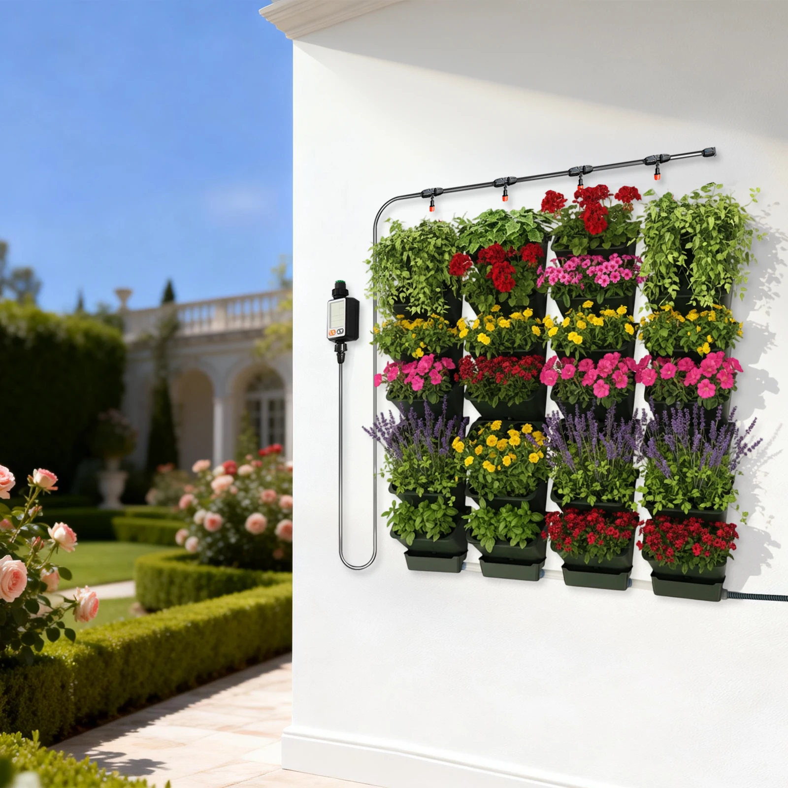 56 Planting Holes Vertical Wal - Self Watering Pot Sensor review and price