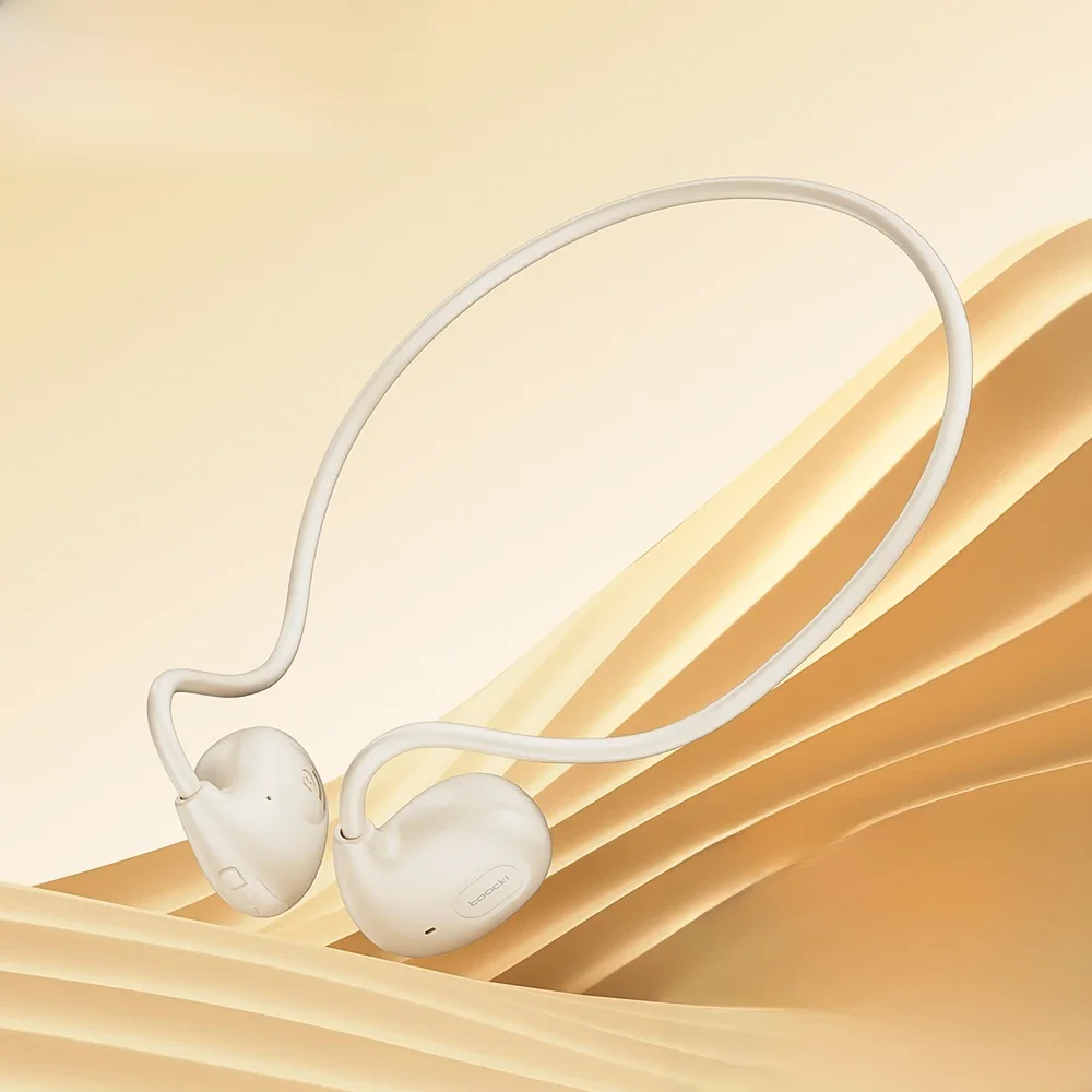 AliExpress toocki Toocki Air Conduction Bluetooth Earphones Bluetooth 5.3 Wireless Ear Hook Sport Headset Earbuds For Workouts Cycling Running
