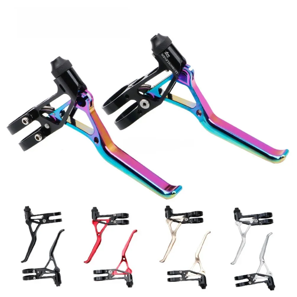 AliExpress litepro Litepro BMX Bicycle Ultralight CNC 64g Brake Lever Folding Bike For Brompton 14/16/20 Inch V Brake Levers Handle Parts