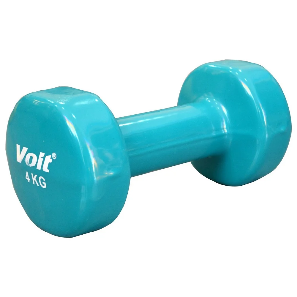 

Dumbbell 4kg x 1 Piece Deluxe Vinyl Coating Iron Dumbbell Weights for Fitness Gym Weights Gym Dumbbells Weight Bar