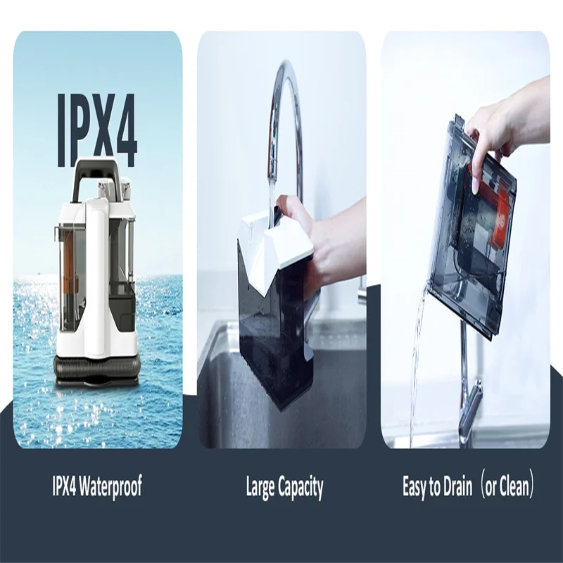 بطاقة محمولة بقوة 750 وات عالية الطاقة 15 كيلو باسكال للمرحاض لرذاذ الحبوب الأريكة استبدال آلة آلة التنظيف V #5