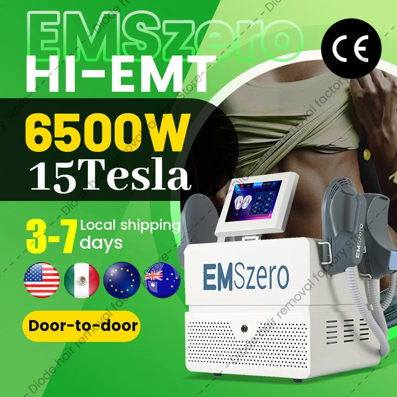 

The latest DLS Emszero Neo 6500W Nova Hi EMS machine is used to shape the body with electromagnetic muscle machine weight