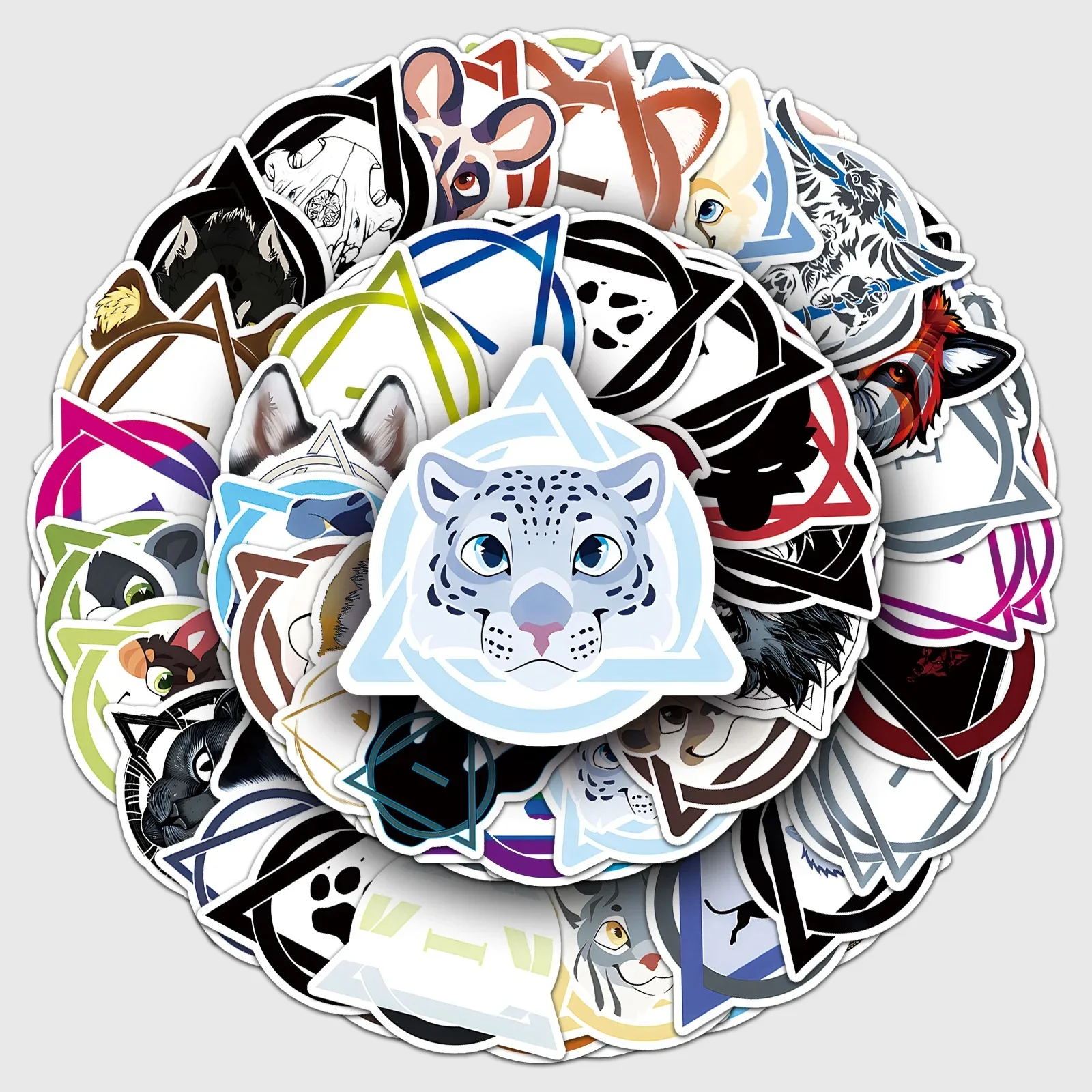 AliExpress GOGOTU 10/30/50PCS Cool Therian Animal Cartoon Sticker Decals Toys DIY Suitcase Skateboard Phone Luggage Bike Stickers Gift