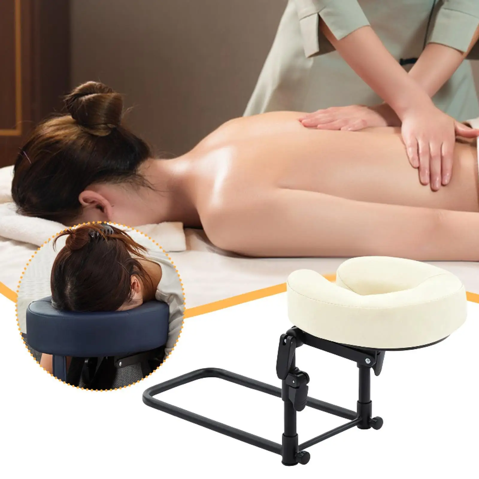

Massager Head Rest Mattress Kit for Bed SPA Massage Kit Face Cradle for Massage Table Womens Salon Beauty Bed Massage Tool