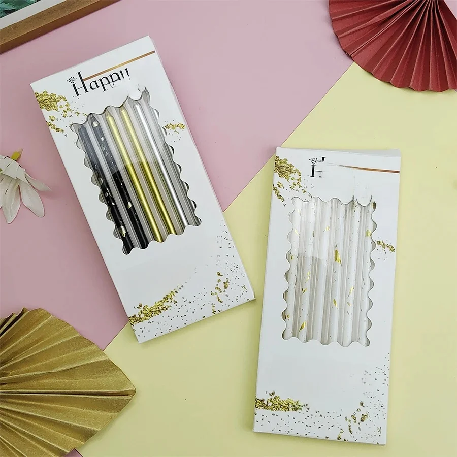 Gâteau d'anniversaire fileté pour enfants, décoration de fête créative, ci-après les, 6 pièces