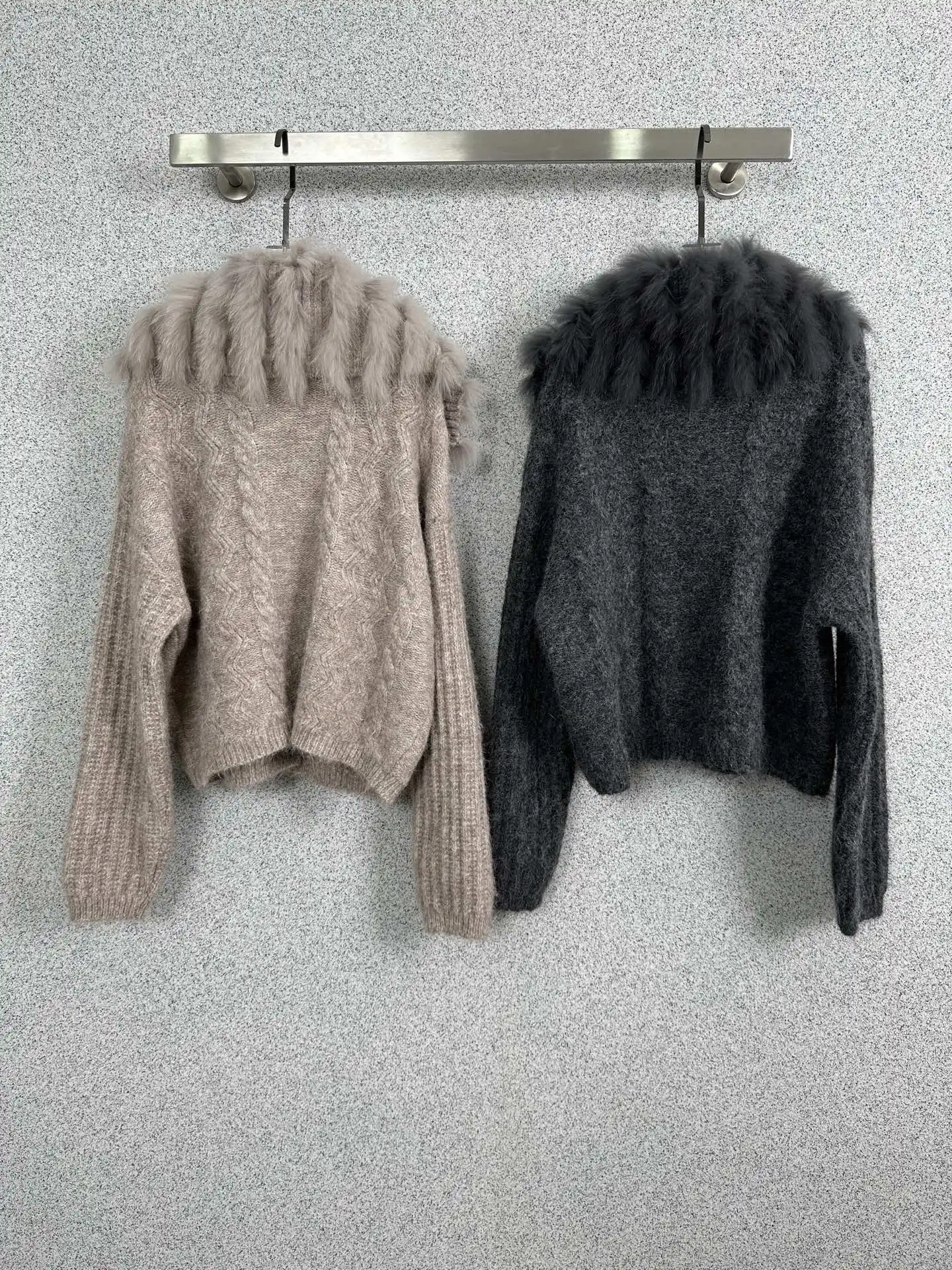 

Женское новое вязаное пальто, осень-зима, плюшевый теплый модный простой повседневный вязаный свитер с лацканами