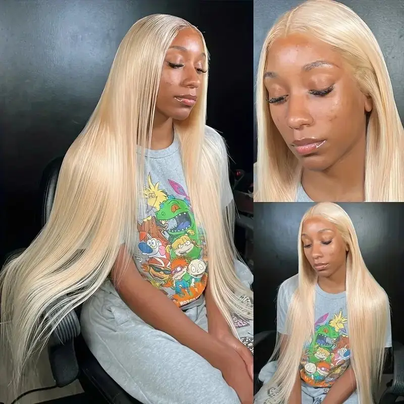 613 Blonde Lace Front Wig Human Hair 13X6 Hd Lace Frontal Wig Straight Lace Front Wigs Human Hair 13X4 Lace Front Human Hair Wig