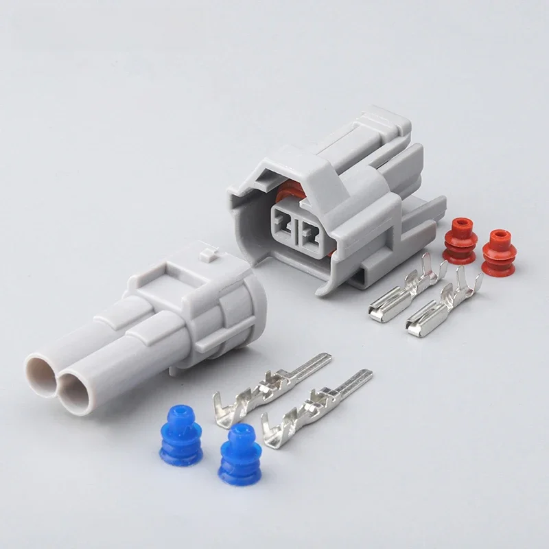 2/10/20/50 ensembles 2 broches Denso dans titre EV1 US voiture EV6 injecteur de carburant étanche mâle femelle connecteur boîtier 6189-0553 6180-2405