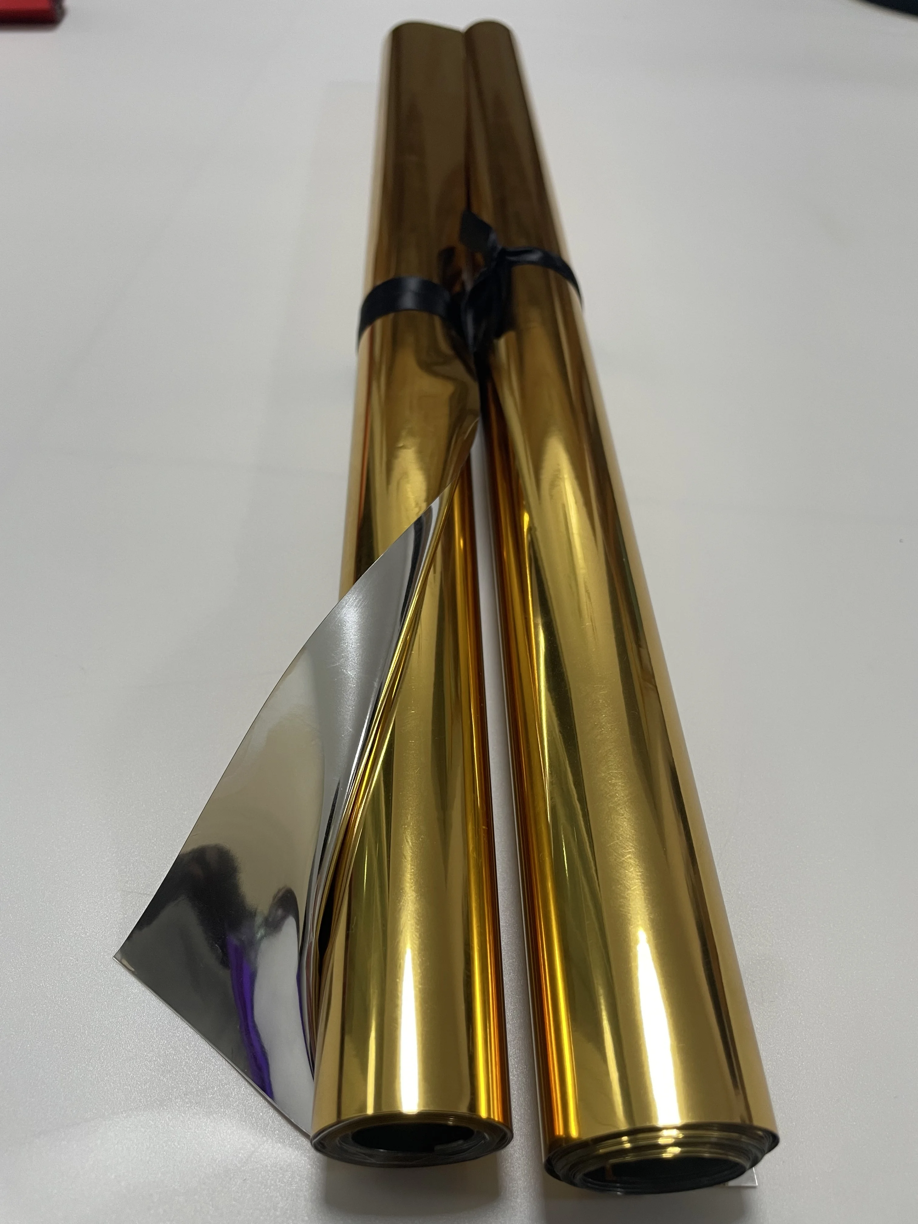 

Newest Glittering PU Fabrics Metallic Luster Traditional Nigerian Gele Ipele Headscarf Set DIY Material For African Wedding