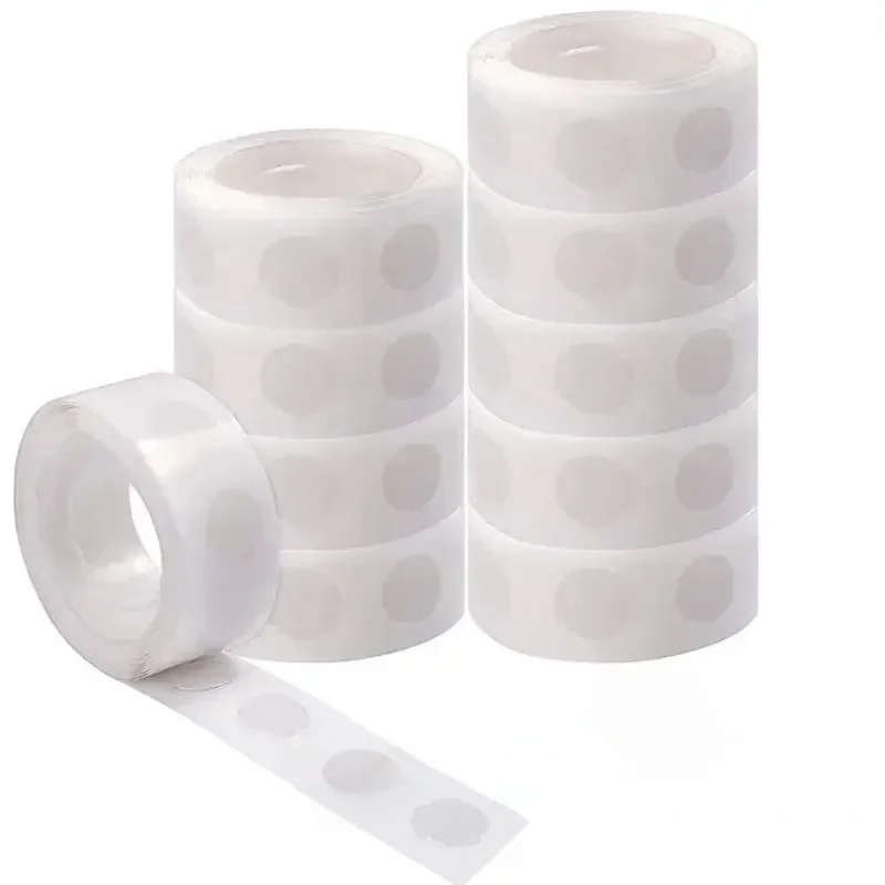 Ruban adhésif à points de colle pour ballons, Double face, transparent, collant, support d'arc, attache au ballon au plafond ou au mur