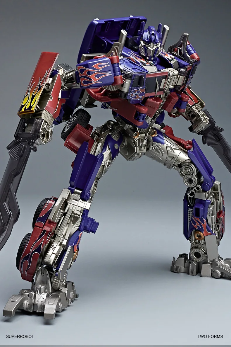 30CM Transformation Robot Toys Commander Optimus Alloy Robot Figuras Model Gift
