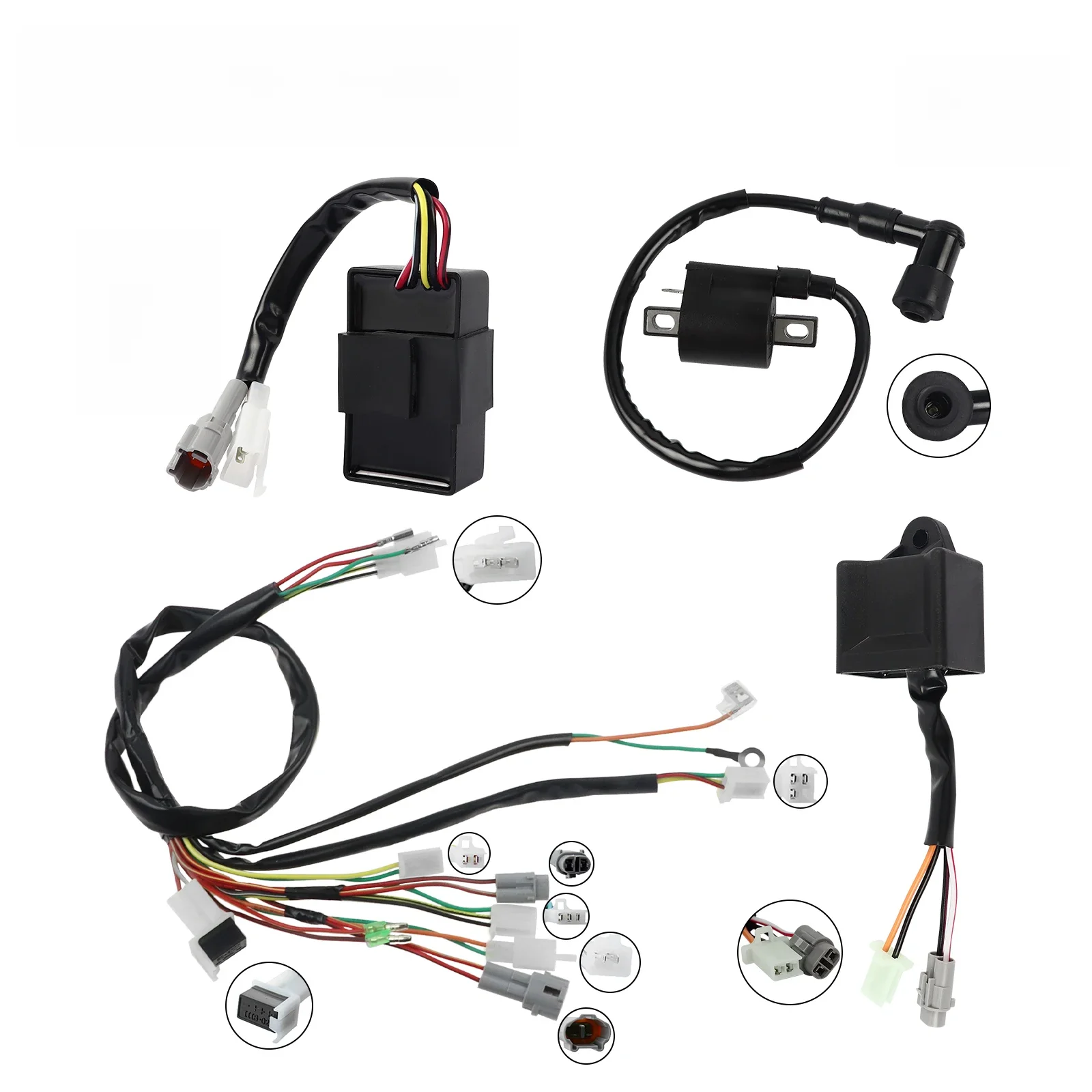 AliExpress FLYPIG Motorcycle Ignition Coil CDI Box Wiring Harness Kit for Yamaha PW50 PY50 PW PY 50 PEEWEE Dirt Pit Kids Bike