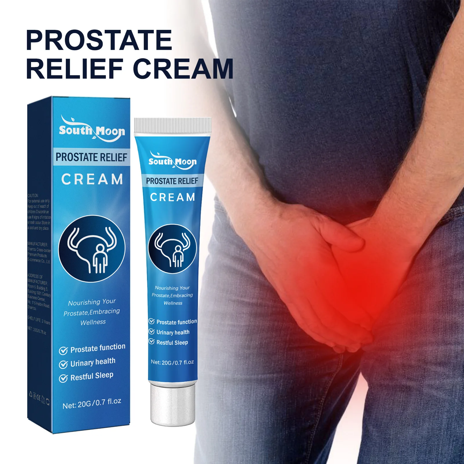 Prostate Treatment Gel Sperm Quality Booster Improve Endurance Cure Hyperplasia Relief Frequent Urination Prostatitis Ointment