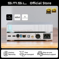 SMSL N100 Hifi Net Streamer Player Support Airplay DLNA ROON Hard Disk MQA USB 3.0 Optical Coaxial