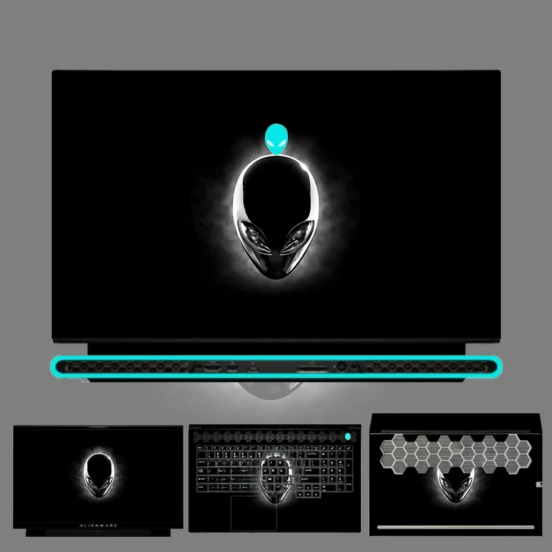 Wstępnie przycięta naklejka winylowa zapobiegająca zarysowaniom dla Alienware X14 R1 R2 M16 R1 M18 R1 R2 X16 X15 X17 Area51M M15 M17 R2 R3 R4 R5 — zdjęcie produktu 6