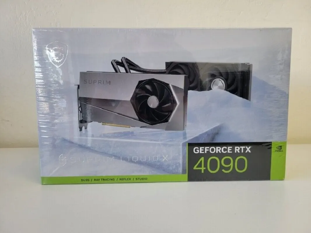 

Новая укомплектованная видеокарта GeForce RTX 4090 Республика геймеров Strix белая OC