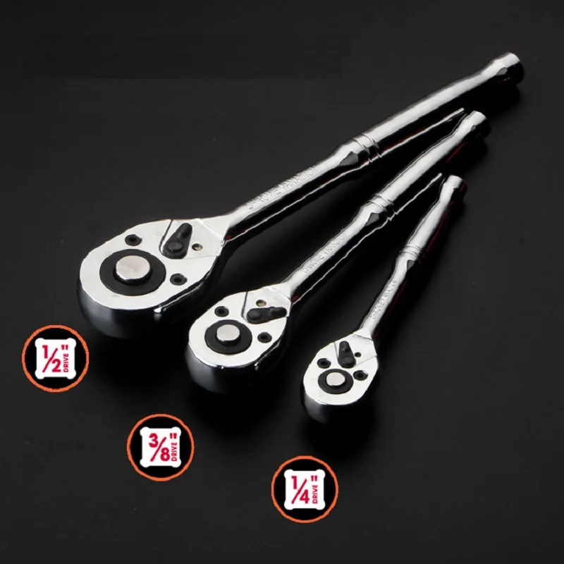 Imagem -02 - Crv Aço Catraca Chave Quick Release Socket Spanner Reparação em Casa Ferramentas Manuais Drive 72 Dentes 1pc