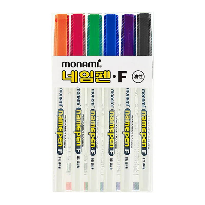 Mona name pen F 6 color set