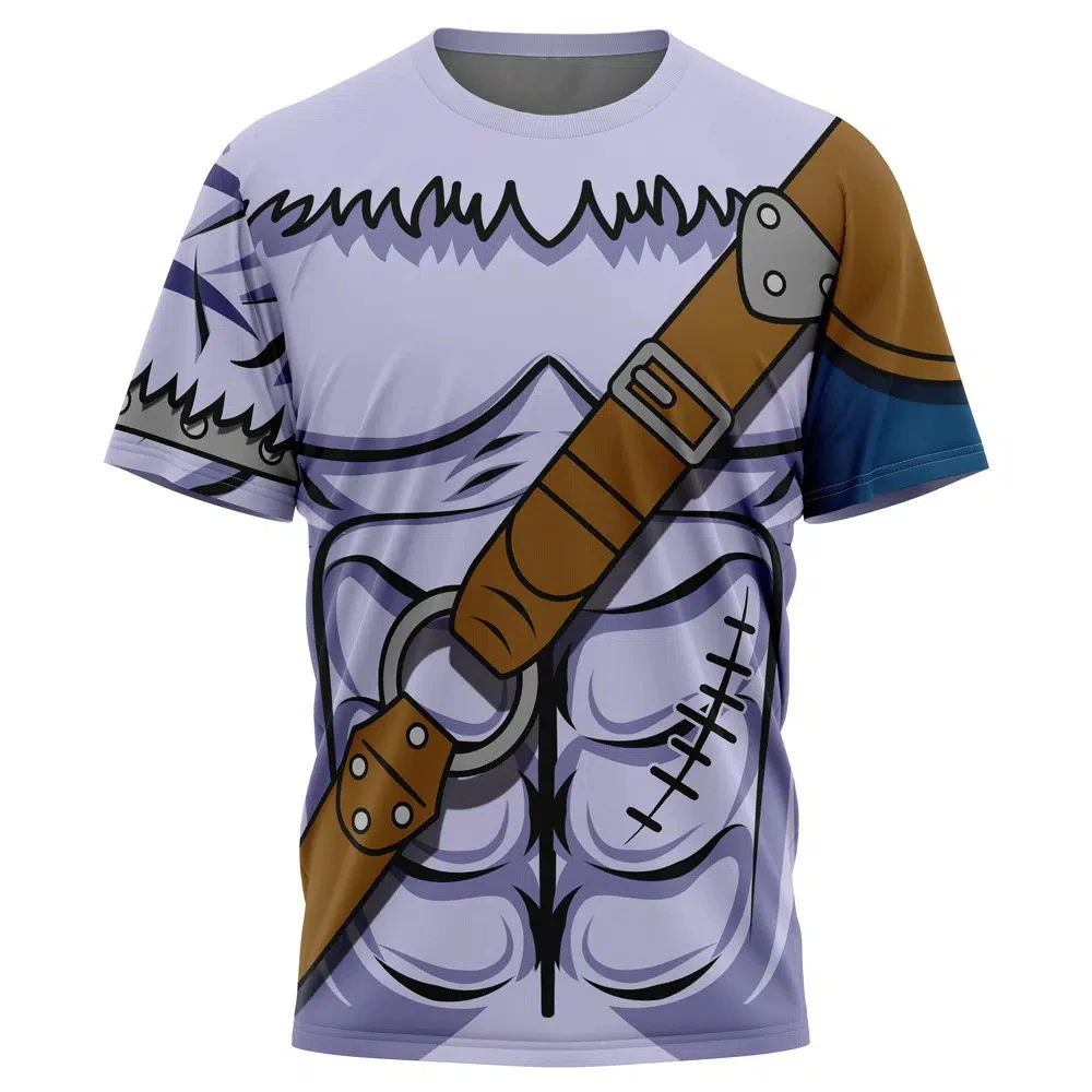 

Outdoors Casual Kids Tshirt Weregarurumon Digimon Printed T-Shirt High Quality Breathable Loose Comfortable Children's Clothing