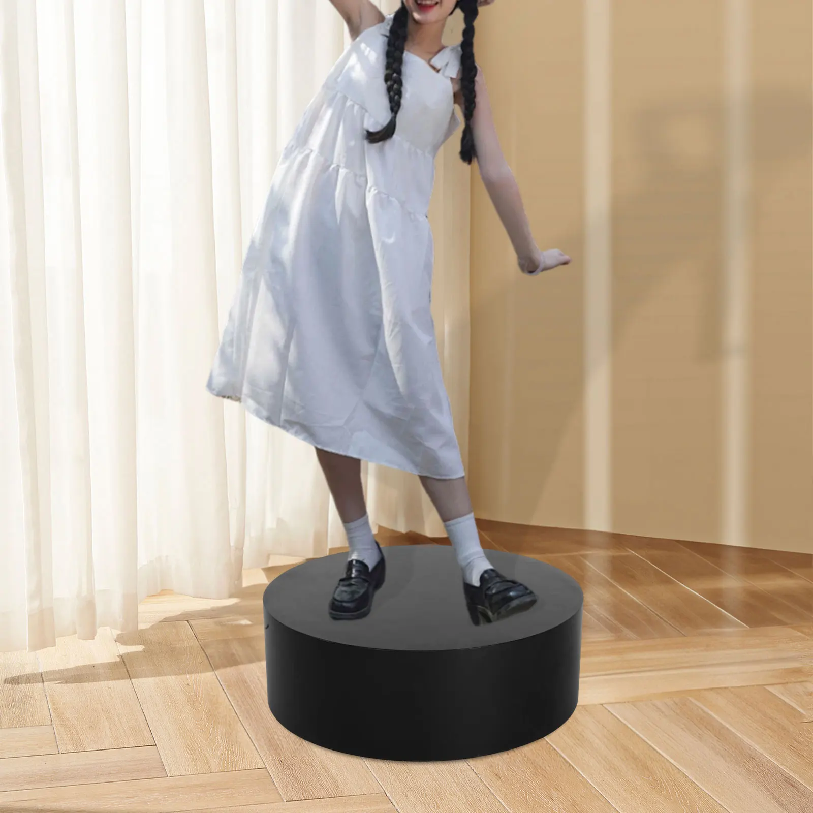 Wooden Mannequin Display Pedestal Stand Cylinder Pedestal Stand Home Platform Base Countertop Platform Base