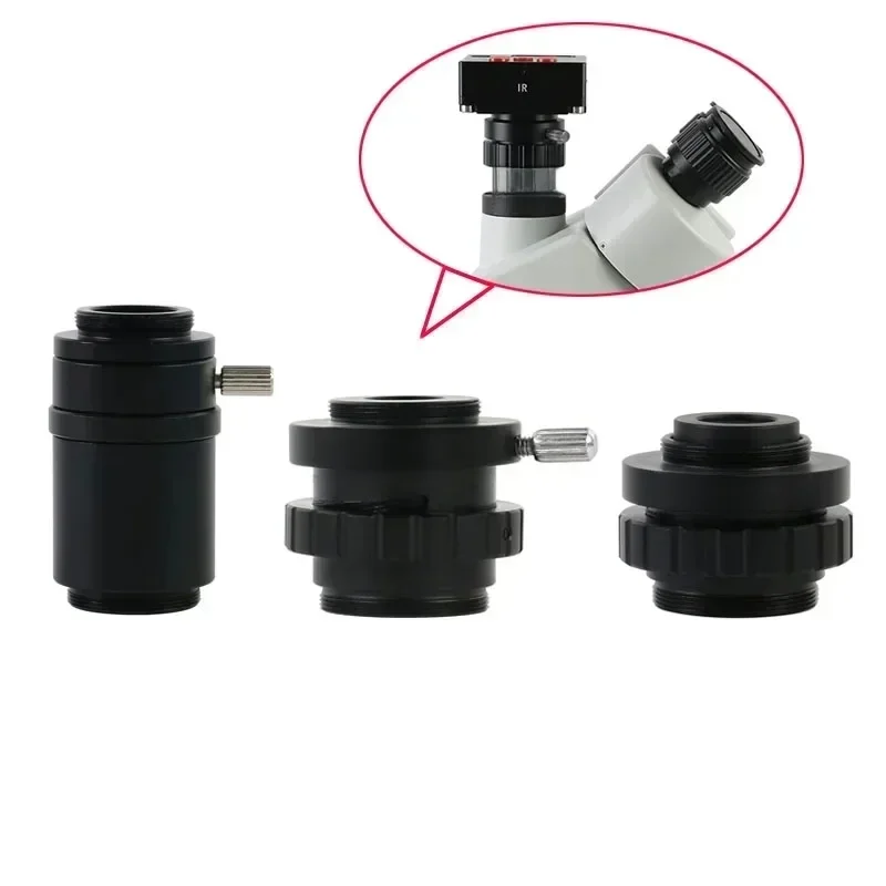 SZMCTV 1/2 1/3 1/1 Adapter kamery mikroskopowej 28 mm do adaptera mikroskopu stereoskopowego C-mount Simul Focal Trinocular — zdjęcie 2