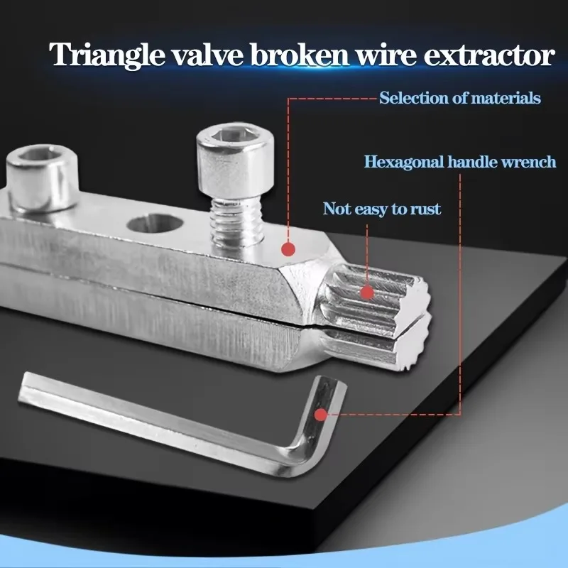 Upgraded Faucet Angle Valve Broken Wire Extractor Tool, Portable Tap Water Pipe Repair Kit for PPR/PPE Pipes