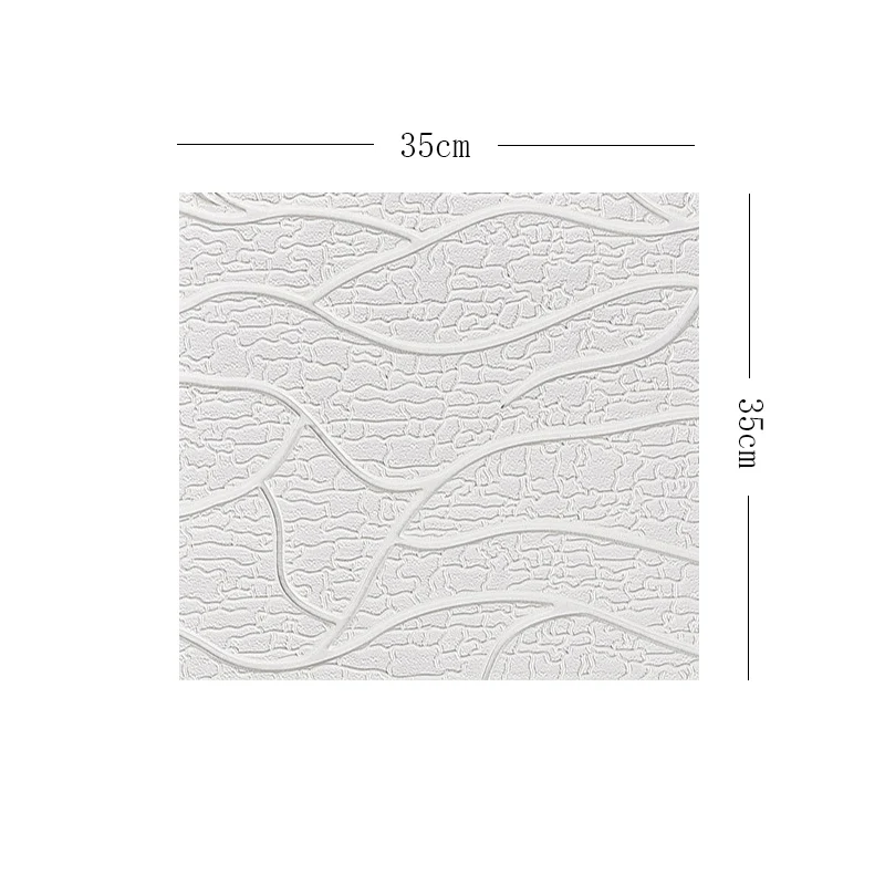 35*35cm Decoration Bed Room Decor 3d Wallpaper Background Wall Stickers Peel and Stick Waterproof Anti-collision Ceiling Home