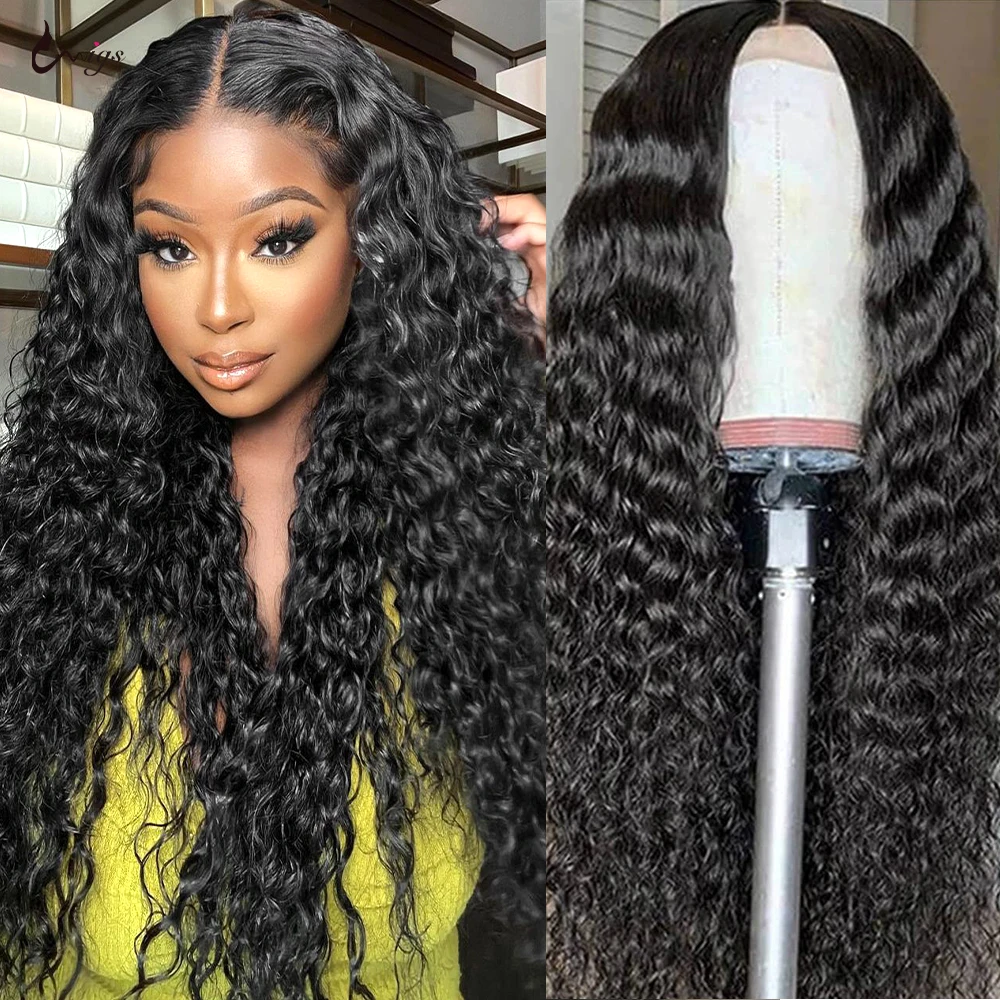 

5x5 Lace Closure Human Hair Wig Deep Wave Pre Plucked Wig Deep Curly Lace Front Wig 30 Inch Brazilian Human Hair Wigs For Women