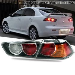 Car Accessories For Mitsubishi Lancer Sedan 2008-2015 Tail Light Turn Signal Warning Brake Lamp Taillight Housing Without Blubs