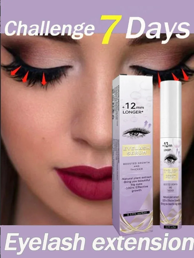 Fast Natural Eyelash Growth Serum 7 Days Eyelashes Enhancer Longer Thicker Fuller Lashes Eyebrows Lift Eye Care Products Makeup