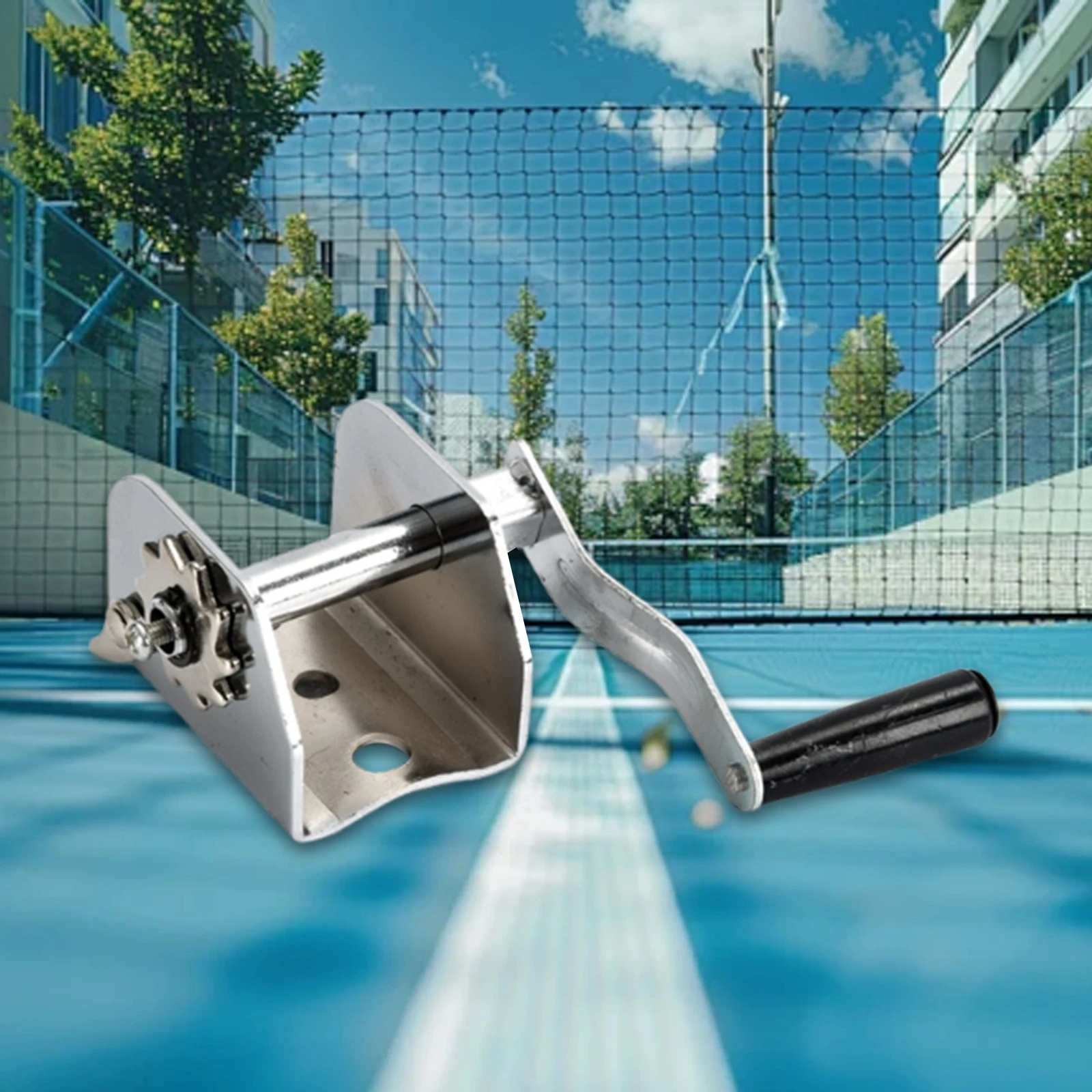 Outdoor Sports Net Tensioning Winch Net Hand Crank Adjustment Tightening Tool Accessories for Badminton Training
