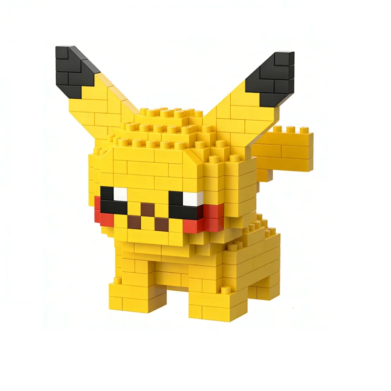 Pokemon Bouwstenen Pokémon Gengar Actie Cartoonfiguur Pikachu Charizard Model bouwsteen voor jongens Verjaardagscadeaus - afbeelding 2