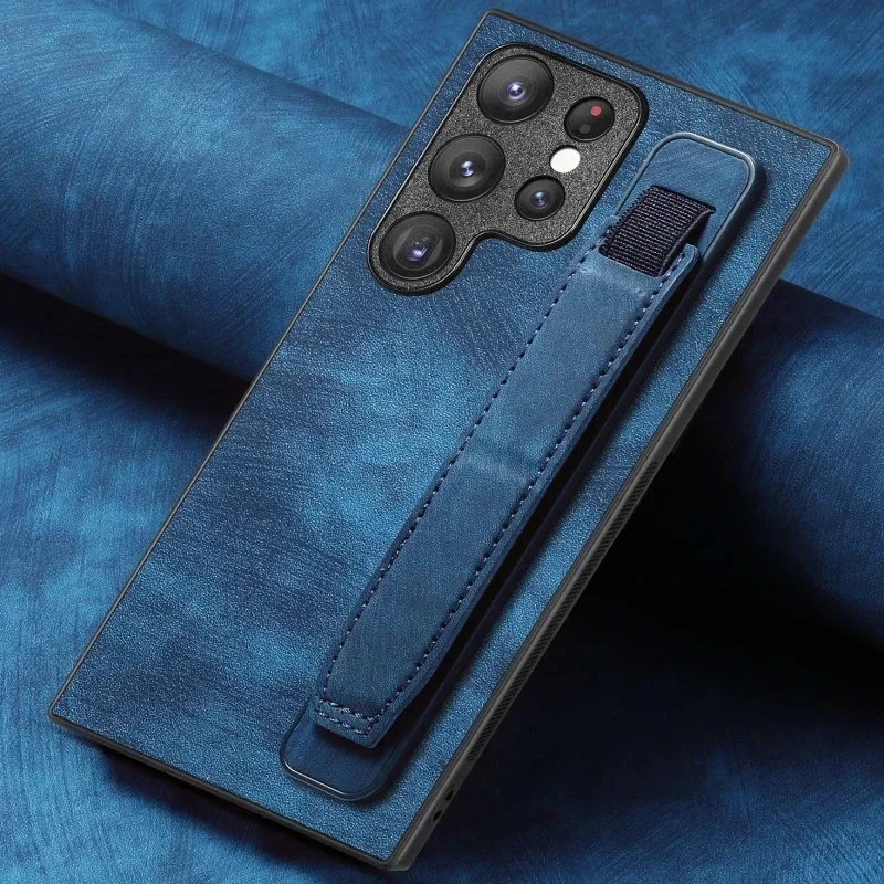 Etui S25 S26 Ultra Shockproof z paskiem na nadgarstek do Samsung Galaxy S26 S25 Edge S24 S23 S22 S21 Plus S20 FE Note 20 Ultra — zdjęcie 2