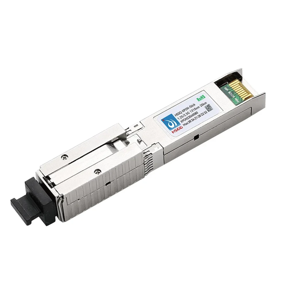 HSGQ Compatible GPON and EPON, SFP ONU Stick With MAC SC Connector DDM pon module for EPON Gpon OLT