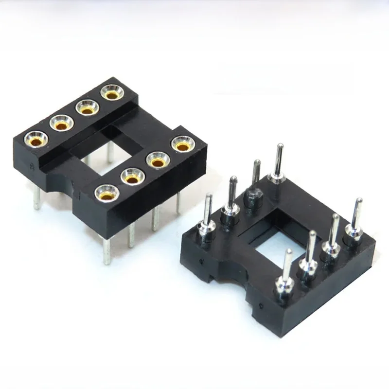 20 sztuk/partia DIP-8 okrągłe gniazdo IC 8 PIN 8PIN 8 P okrągły otwór DIP IC adapter do gniazd typ lutowania nowy oryginalny darmowa wysyłka — zdjęcie 2