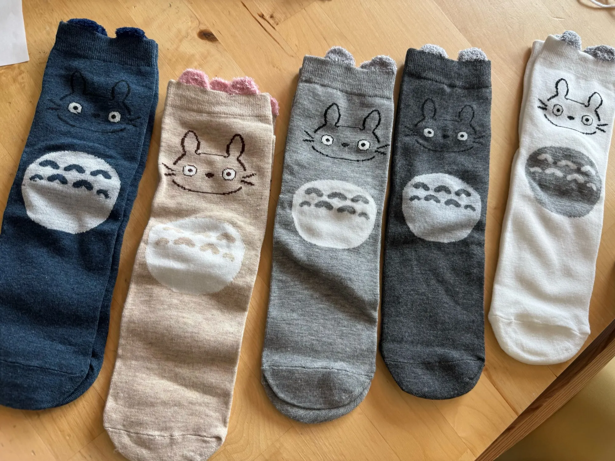 5 pairs lot pack women socks The New arrival Stereo ear cartoon animals happy funny cotton cute socks Feather yarn socks photo review