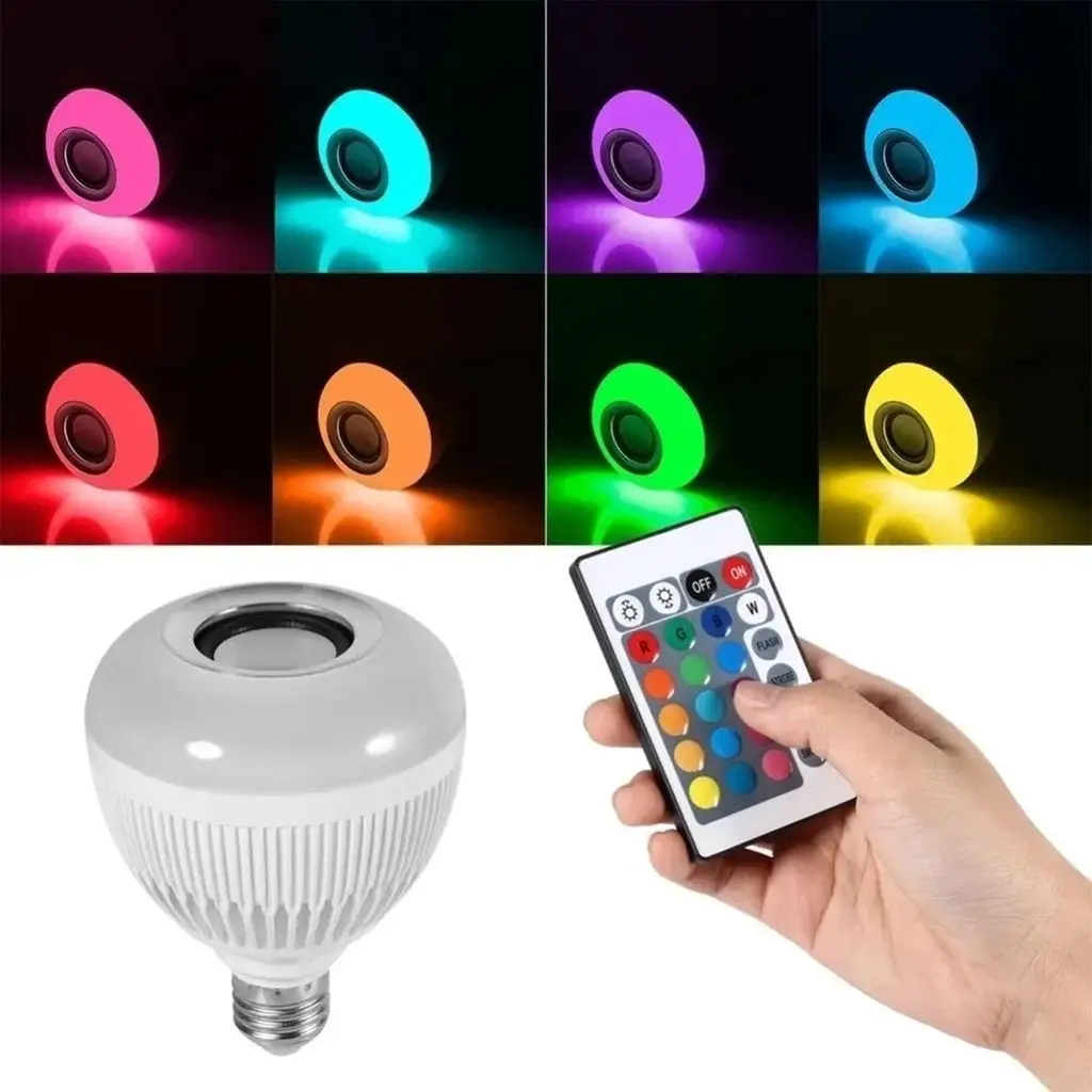 Bluetooth Led Lamp Sound Box C Control Rgb 12W