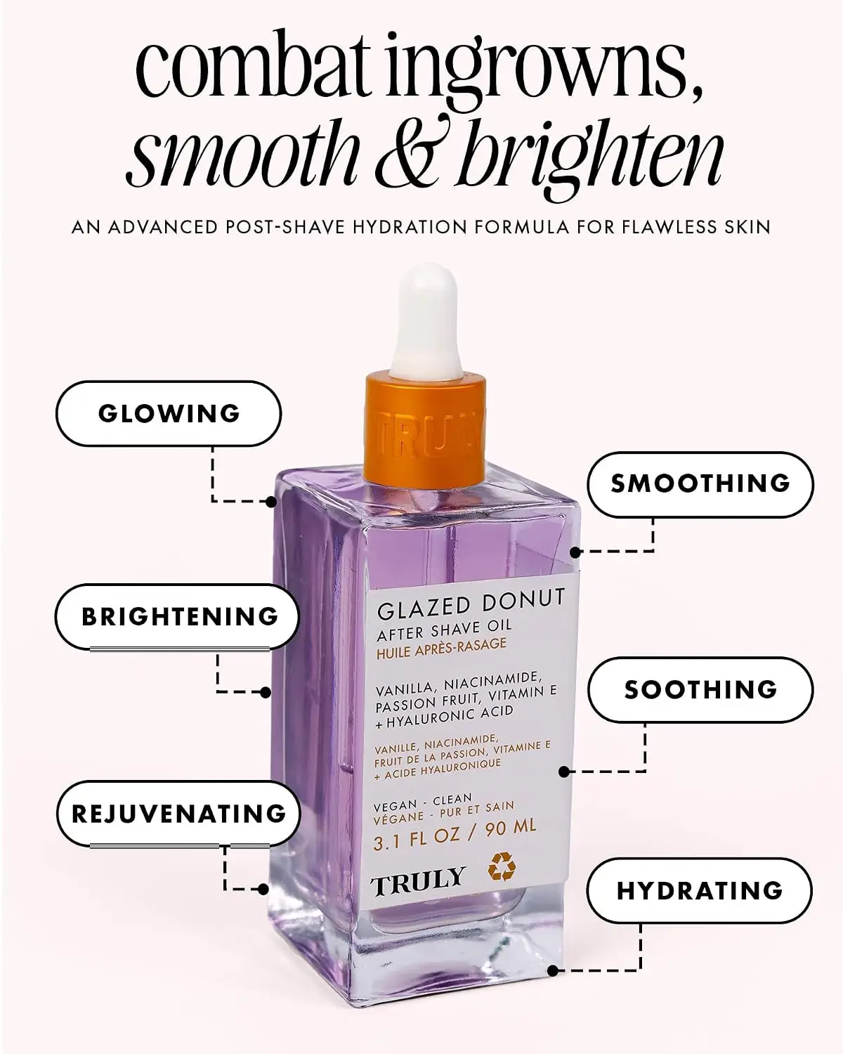 Truly Beauty Luxury After Shave Oil | Soothing Treatment for Sensitive Skin