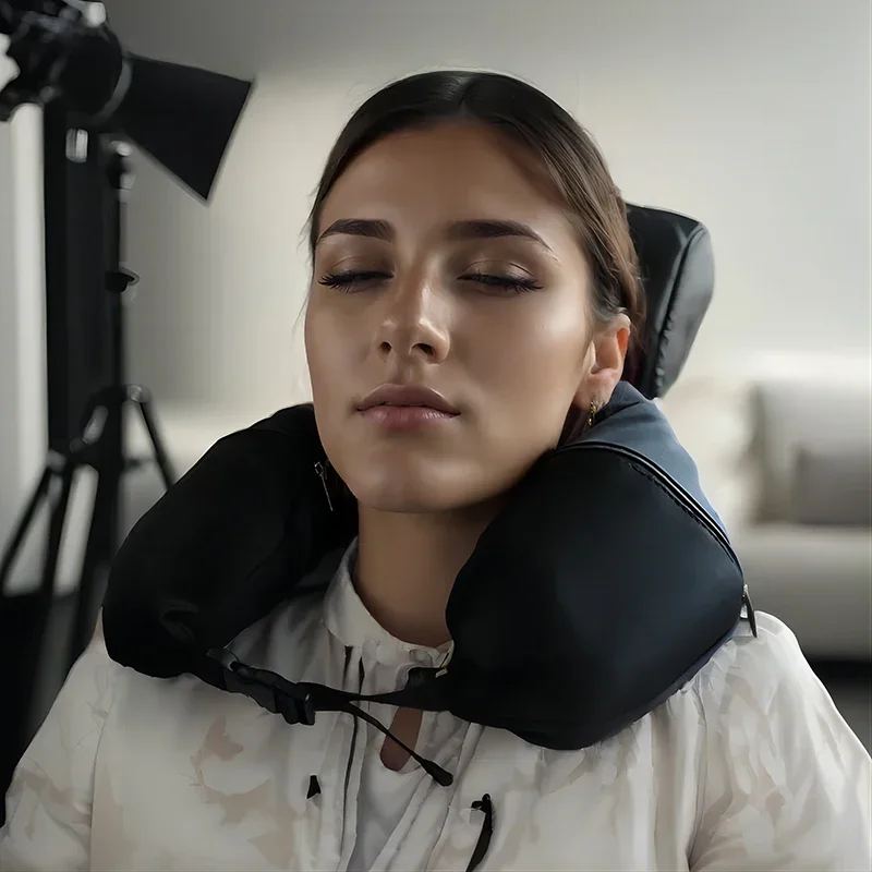 Multifuncional Neck Pillow Bag, Unisex Crossbody Bag, conveniente saco de economia de espaço, Travel